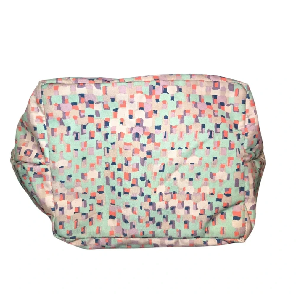 Fossil Key-Per E/W Shopper Tote Bag Women Large Multi Pastel ZB5758 Mosaic Print